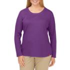 Plus Size Dickies Thermal Crewneck Tee, Women's, Size: 3xl, Med Purple
