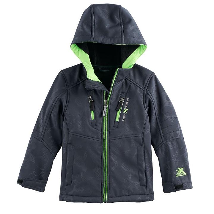Boys 4-7 Zeroxposur Cadet Softshell Reflective Jacket, Size: Small, Grey Other