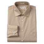 Men's Van Heusen Regular-fit Lux Sateen Dress Shirt, Size: 18.5 36/37, Beige Oth