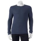 Men's Urban Pipeline&reg; Ultimate Thermal Crewneck Tee, Size: Large, Blue