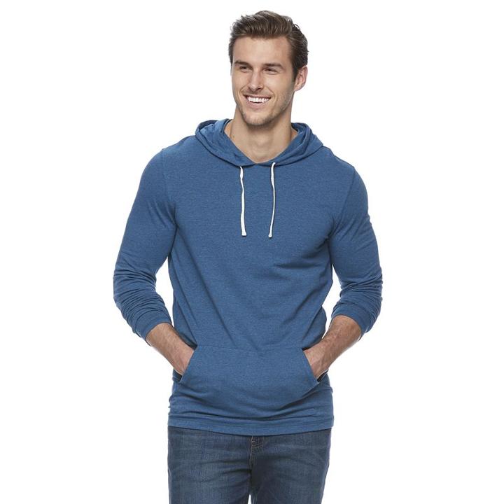 Men's Sonoma Goods For Life&trade; Modern-fit Flexwear Hoodie, Size: Xl Tall, Dark Blue