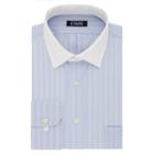 Men's Chaps Regular-fit Wrinkle-free Stretch Collar Dress Shirt, Size: 17 36/37, Light Blue