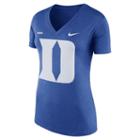 Women's Nike Duke Blue Devils Striped Bar Tee, Size: Small