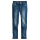 Girls 7-16 Mudd&reg; Mid-rise Stretchy Jeggings, Size: 14, Blue