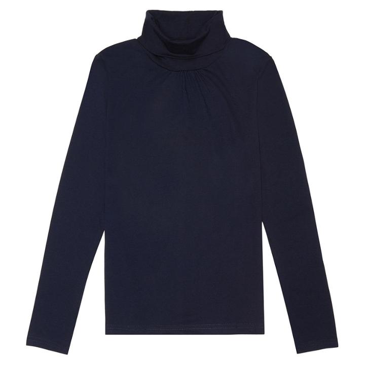 Girls 7-16 & Plus Size French Toast Solid Turtleneck, Size: 14-16, Blue (navy)