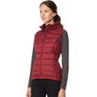 Women's Heat Keep Solid Down Puffer Vest, Size: Xxl, Red