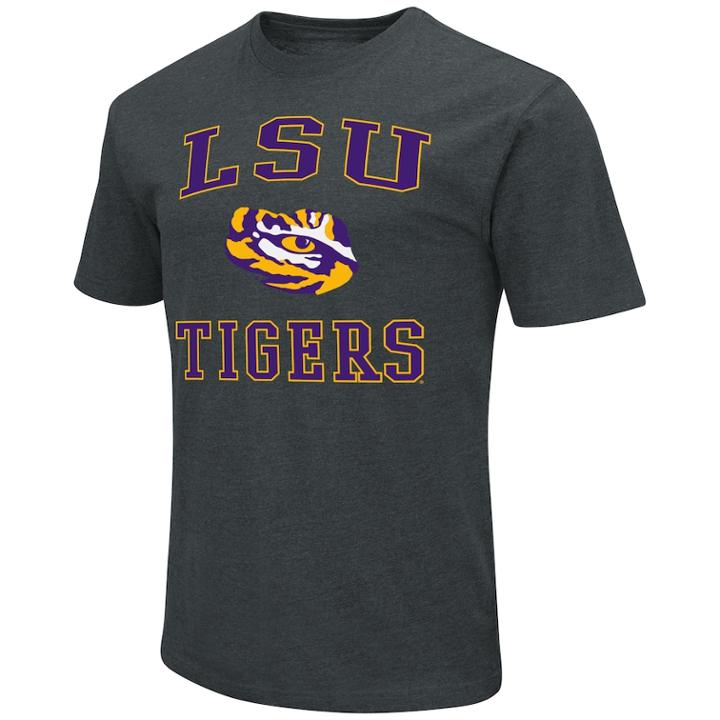Men's Lsu Tigers Go Team Tee, Size: Medium, Drk Purple