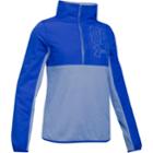 Girls 7-16 Under Armour Phenom Fleece 1/2-snap Pullover, Size: Large, Mako Blue