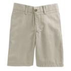 Boys 4-7 Chaps Twill School Uniform Shorts, Boy's, Size: 5, Beig/green (beig/khaki)