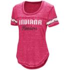 Women's Campus Heritage Indiana Hoosiers Double Stag Tee, Size: Small, Dark Red