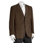 Men's Jean-paul Germain Classic-fit Microsuede Blazer, Size: 58 Reg, Brown