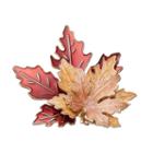 Harvest Tiered Leaf Pin, Women's, Brown