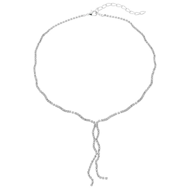 Cup Chain Y Necklace, Women's, Silver