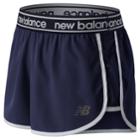 Women's New Balance Accelerate 2.5 Running Shorts, Size: Large, Blue