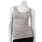 Women's Rock & Republic&reg; Seamless Tank, Size: Xl, Med Grey