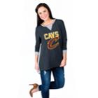 Women's Gameday Couture Cleveland Cavaliers Back Panel Oversized Tunic, Size: Xs/s, Grey (charcoal)