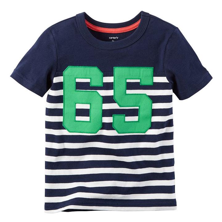 Carter's, Boys 4-8 Striped Applique Tee, Boy's, Size: 6, Ovrfl Oth