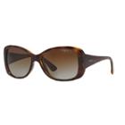 Vogue Vo2843s 56mm In Vogue Square Gradient Polarized Sunglasses, Women's, White Oth