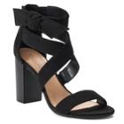 Lc Lauren Conrad Girlfriend Women's High Heel Sandals, Size: 6, Black