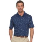 Men's Haggar&reg; Regular-fit Performance Polo, Size: Large, Blue (navy)
