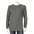Men's Hanes Ultimate X-temp Waffle-weave Thermal Tee, Size: Xl, Med Grey