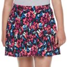 Juniors' Plus Size So&reg; Skater Skirt, Girl's, Size: 3xl, Grey (charcoal)