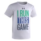 Boys 4-7 Under Armour I Run This Game Tee, Boy's, Size: 4, White