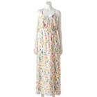 Lc Lauren Conrad Floral Popover Maxi Dress - Women's, Size: Large, Light Pink
