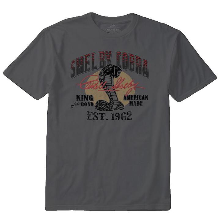 Men's Newport Blue Shelby Cobra Tee, Size: Medium, Dark Grey