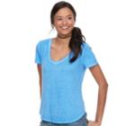 Juniors' So&reg; Perfect Tee, Teens, Size: Medium, Med Blue