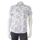 Men's Urban Pipeline&reg; Maxflex Print Button-down Shirt, Size: Xxl, Natural
