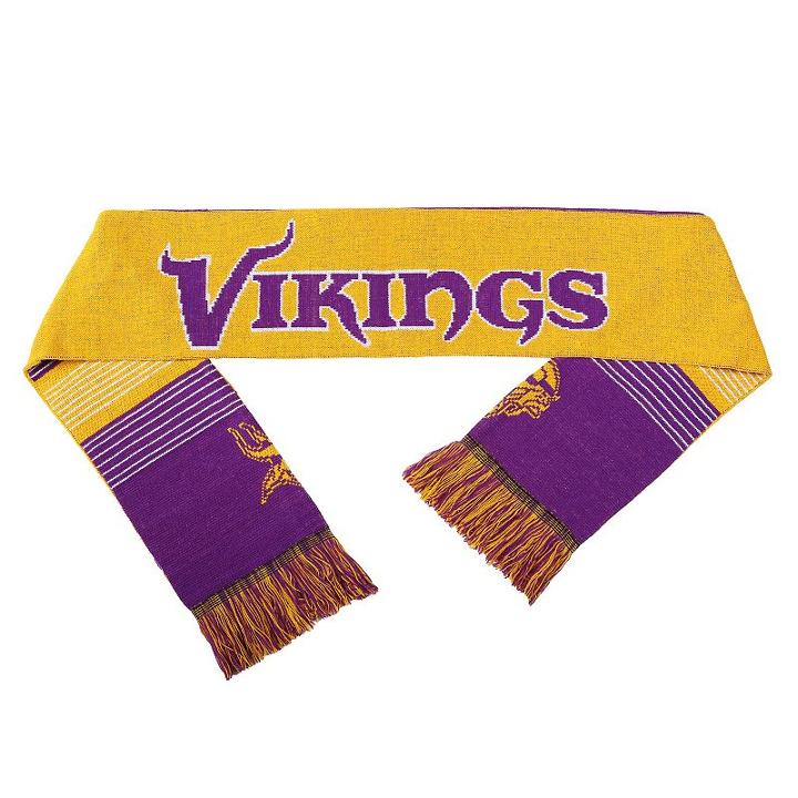 Adult Forever Collectibles Minnesota Vikings Reversible Scarf, Purple