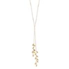 Lc Lauren Conrad Leaf Y-necklace, Women's, Gold