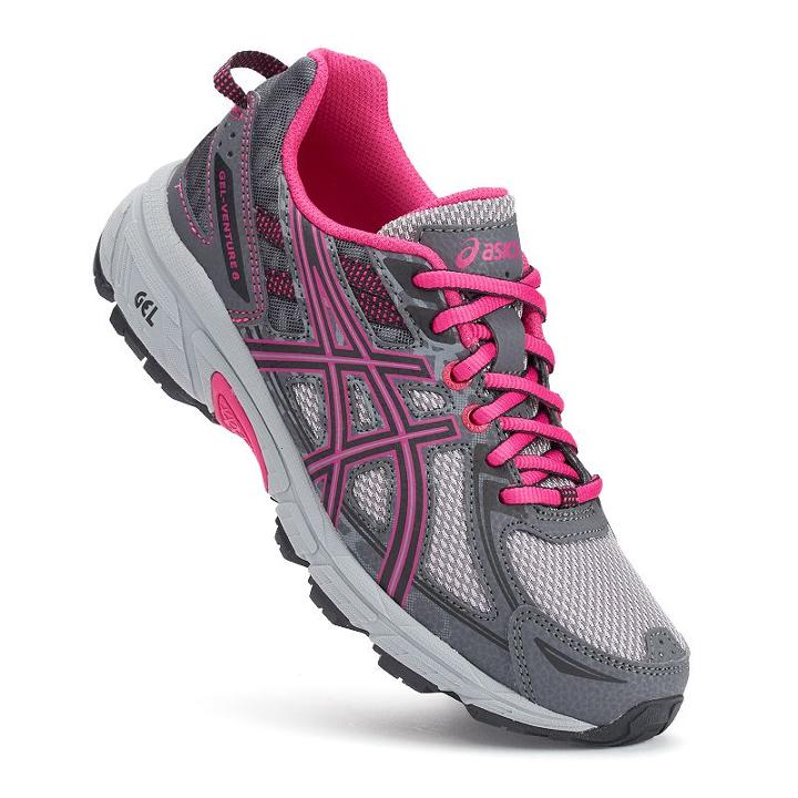 Asics Gel-venture 6 Grade School Girls' Running Shoes, Size: 7, Grey Other