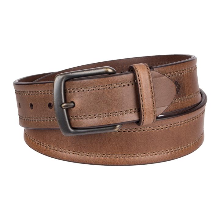 Men's Columbia Bridle Leather Belt, Size: Xl, Dark Brown
