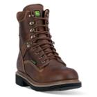 John Deere Men's Waterproof Steel-toe Boots, Size: Medium (9), Brown