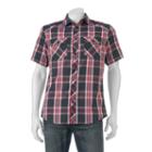 Big & Tall Rock & Republic Classic-fit Plaid Button-down Shirt, Men's, Size: M Tall, Dark Red