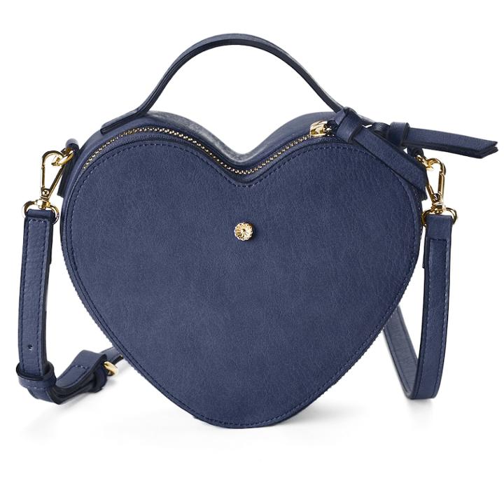 Lc Lauren Conrad Love, Lauren Heart-shaped Crossbody Bag, Women's, Blue (navy)