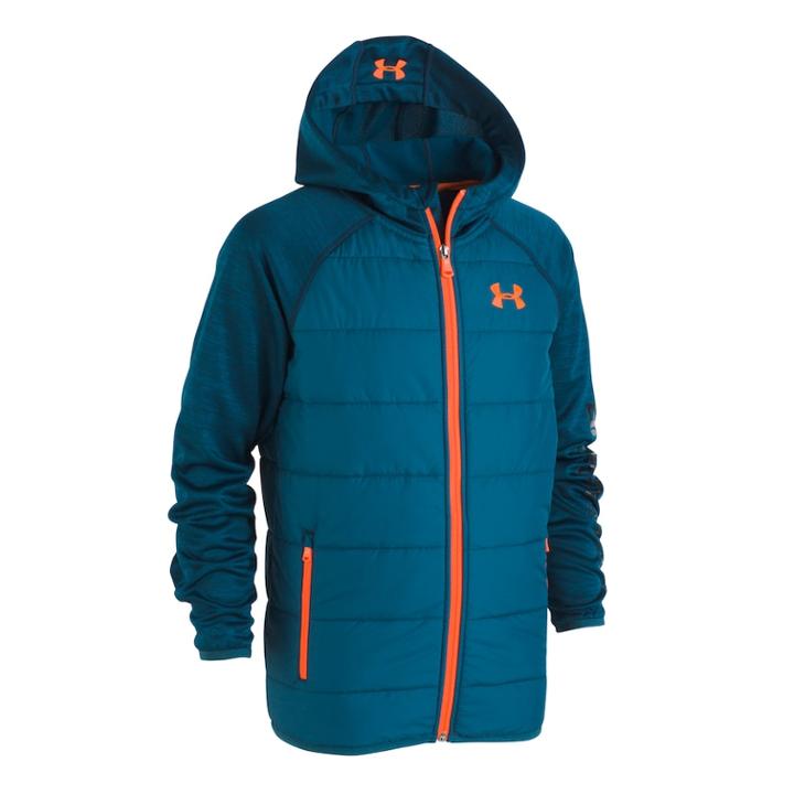Boys 8-20 Under Armour Trekker Hybrid Jacket, Size: Small, Dark Blue