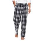 Men's Croft & Barrow&reg; True Comfort Stretch Woven Lounge Pants, Size: Medium, Black