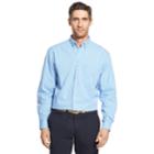 Men's Izod Premium Essentials Classic-fit Button-down Shirt, Size: Small, Blue