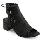 Journee Collection Elexy Women's Ankle Boots, Size: Medium (7.5), Black