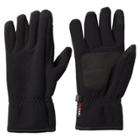 Men's Heat Last Textured Fleece Gloves, Size: Regular, Black
