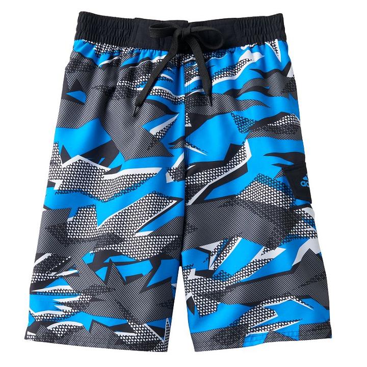 Boys 8-20 Adidas Kapow Volley Board Shorts, Boy's, Size: Xl(18/20), Blue (navy)