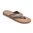 Men's Chaps Thong Flip-flops, Size: Medium, Dark Brown