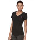 Women's Fila Sport&reg; V-neck Mesh Tee, Size: Medium, Black
