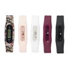 B-fit Women's Slim Activity Tracker & Interchangeable Band Set - Bfs2551bk709-078, Size: Medium, Multicolor