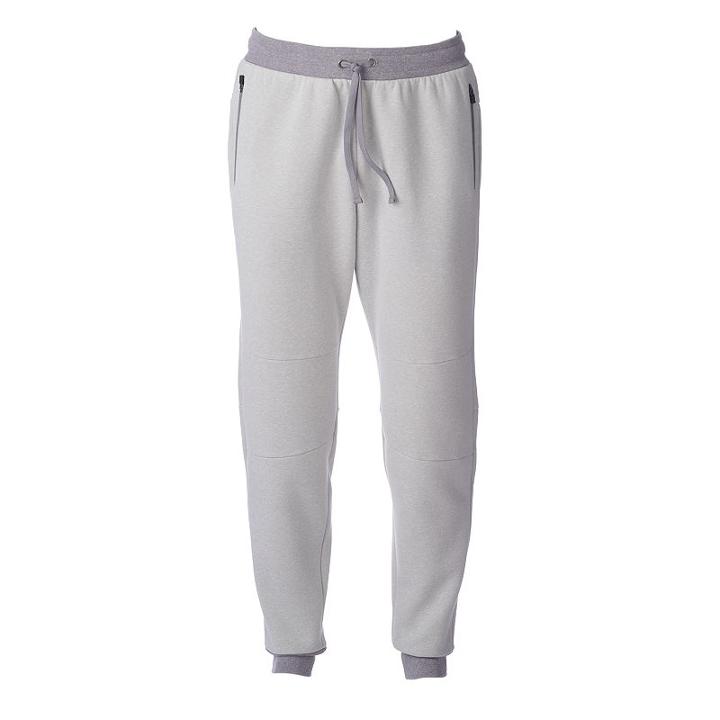 Men's Free Country Heathered Jogger Pants, Size: Xxl, Silver