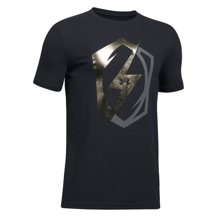 Boys 8-20 Football Tee, Size: Small, Black