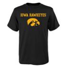 Boys' 4-18 Iowa Hawkeyes Goal Line Tee, Size: 8-10, Black